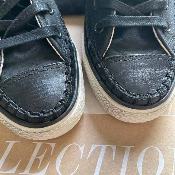 NEW JOHN VARVATOS CONVERSE LEATHER TURTLE SNEAKERS - Picture 3 of 13